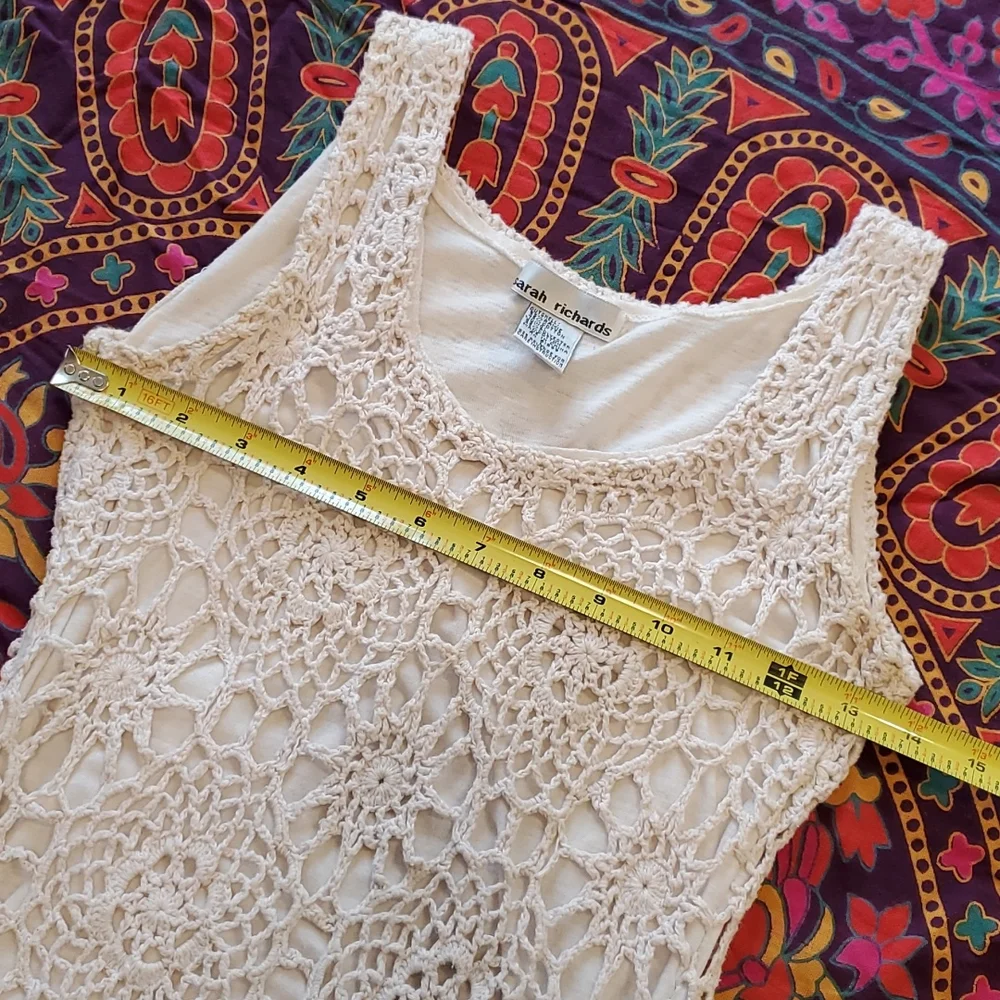 Vintage 70s one of a kind crochet dress - Picture 7 of 16